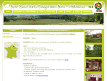 Tablet Screenshot of gite-ardennes-la-sauge.fr